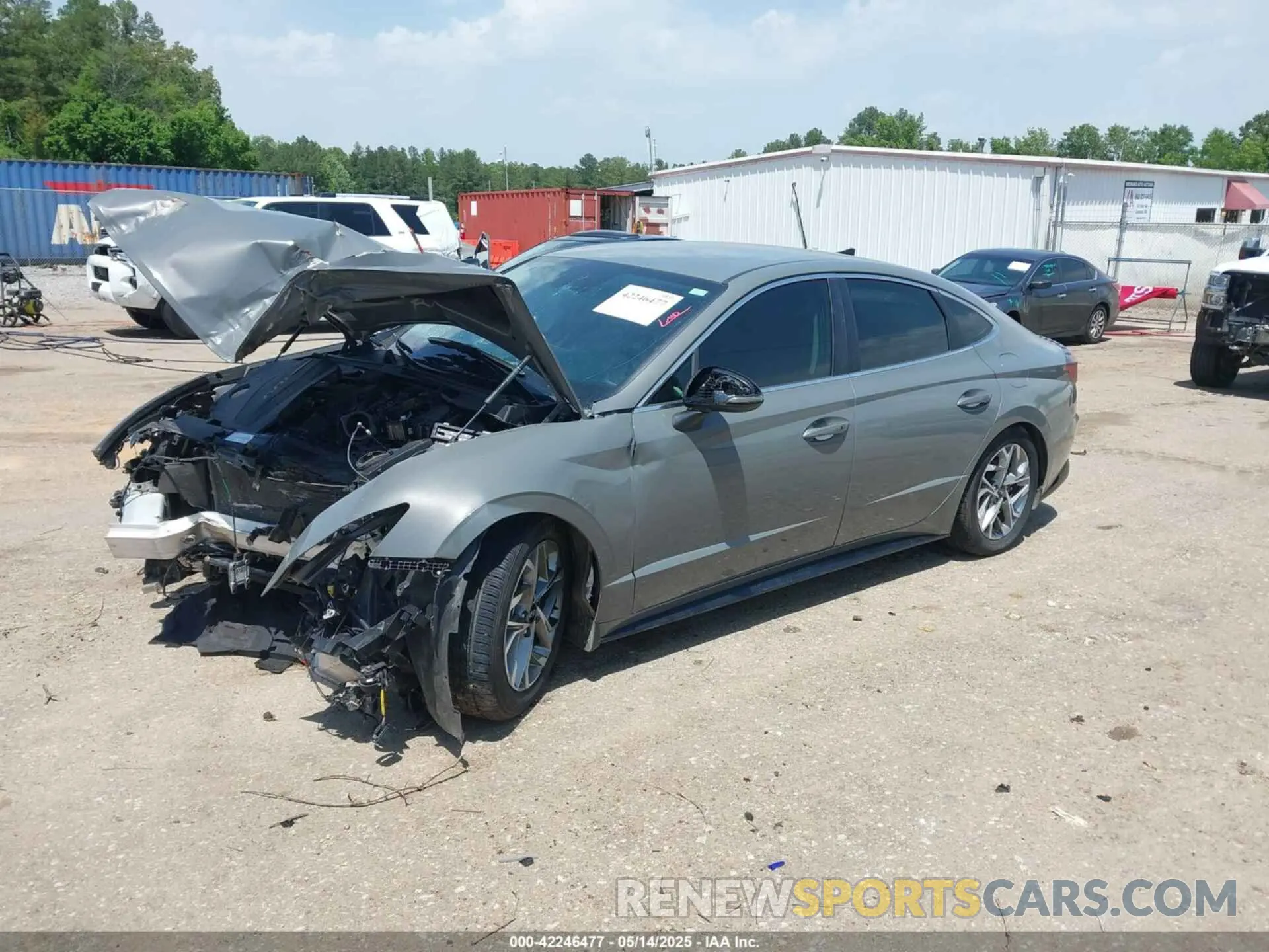 2 Photograph of a damaged car KMHL64JA5PA282677 HYUNDAI SONATA 2023