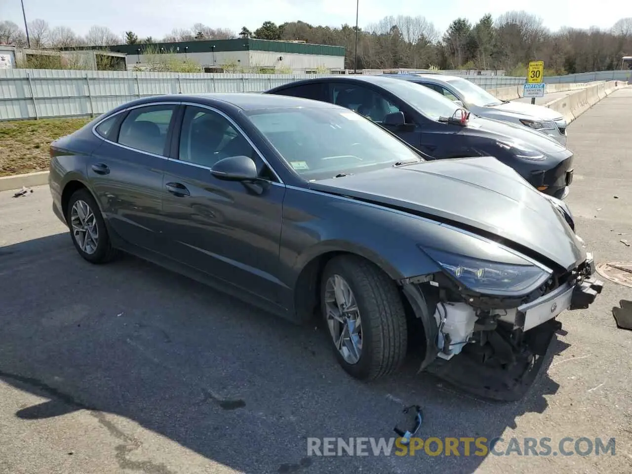 4 Фотография поврежденного автомобиля KMHL64JA6PA318666 HYUNDAI SONATA 2023