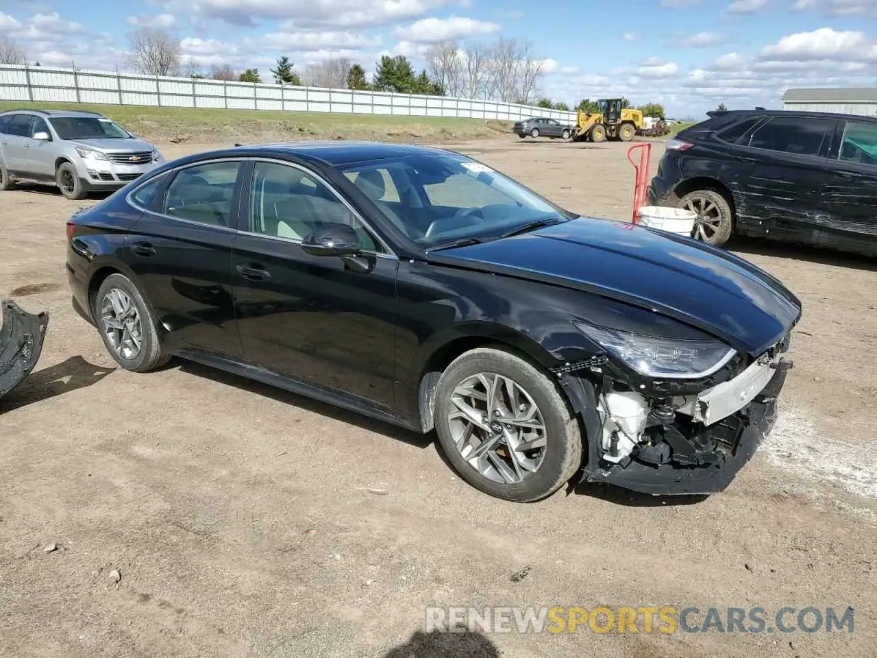 4 Photograph of a damaged car KMHL64JA6PA321731 HYUNDAI SONATA 2023