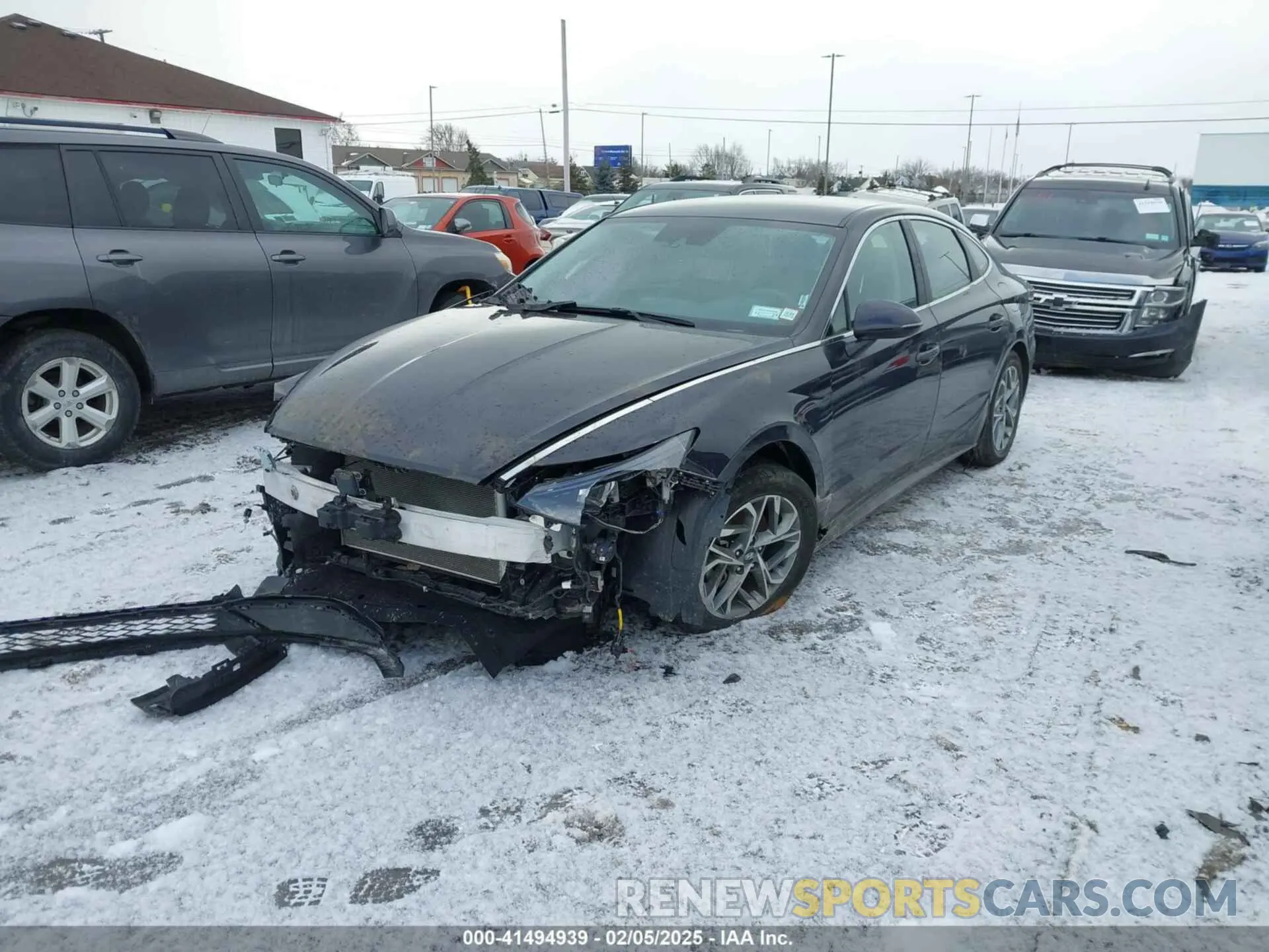 6 Photograph of a damaged car KMHL64JA8PA287405 HYUNDAI SONATA 2023