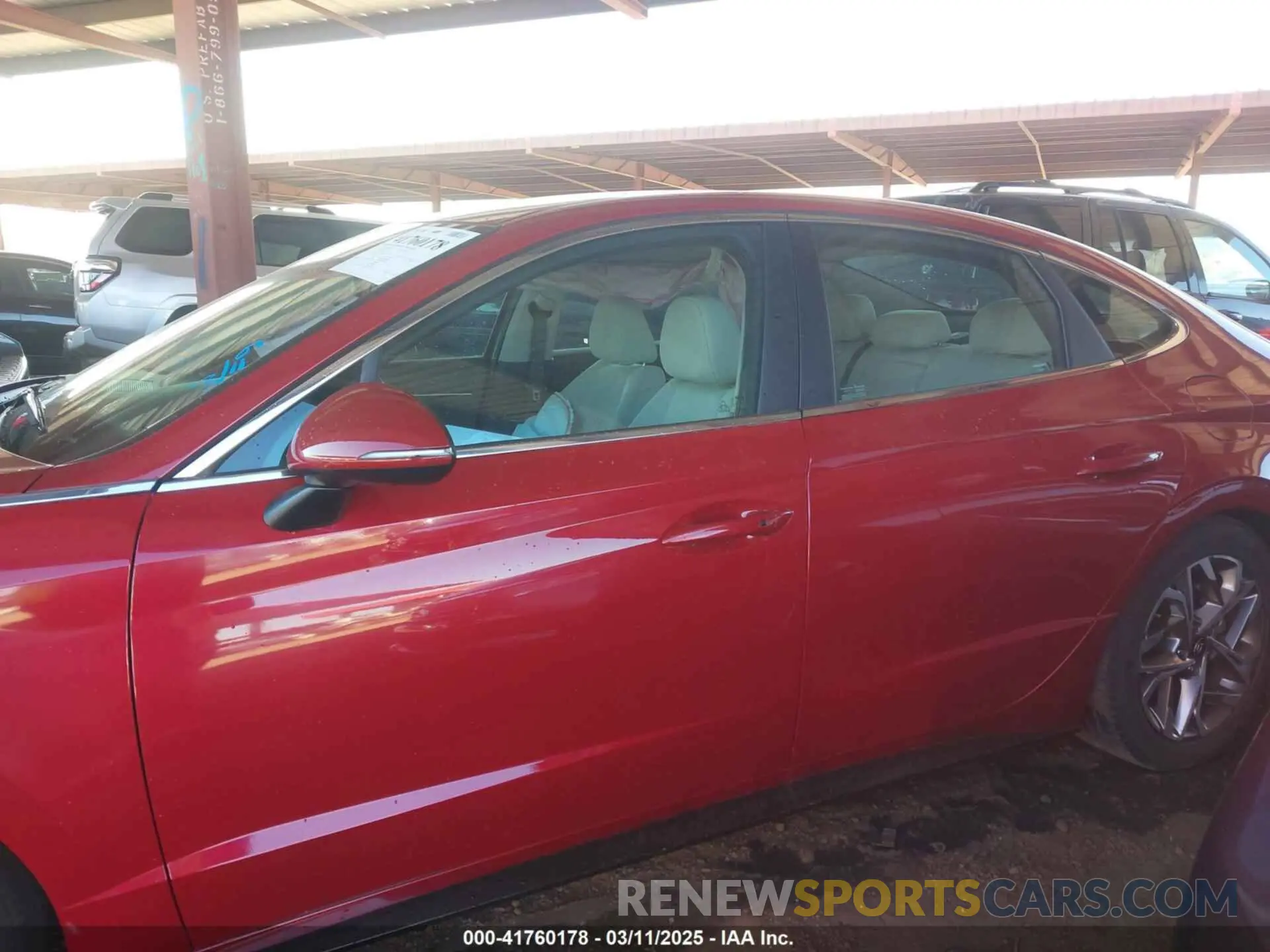 14 Photograph of a damaged car KMHL64JA8PA290529 HYUNDAI SONATA 2023