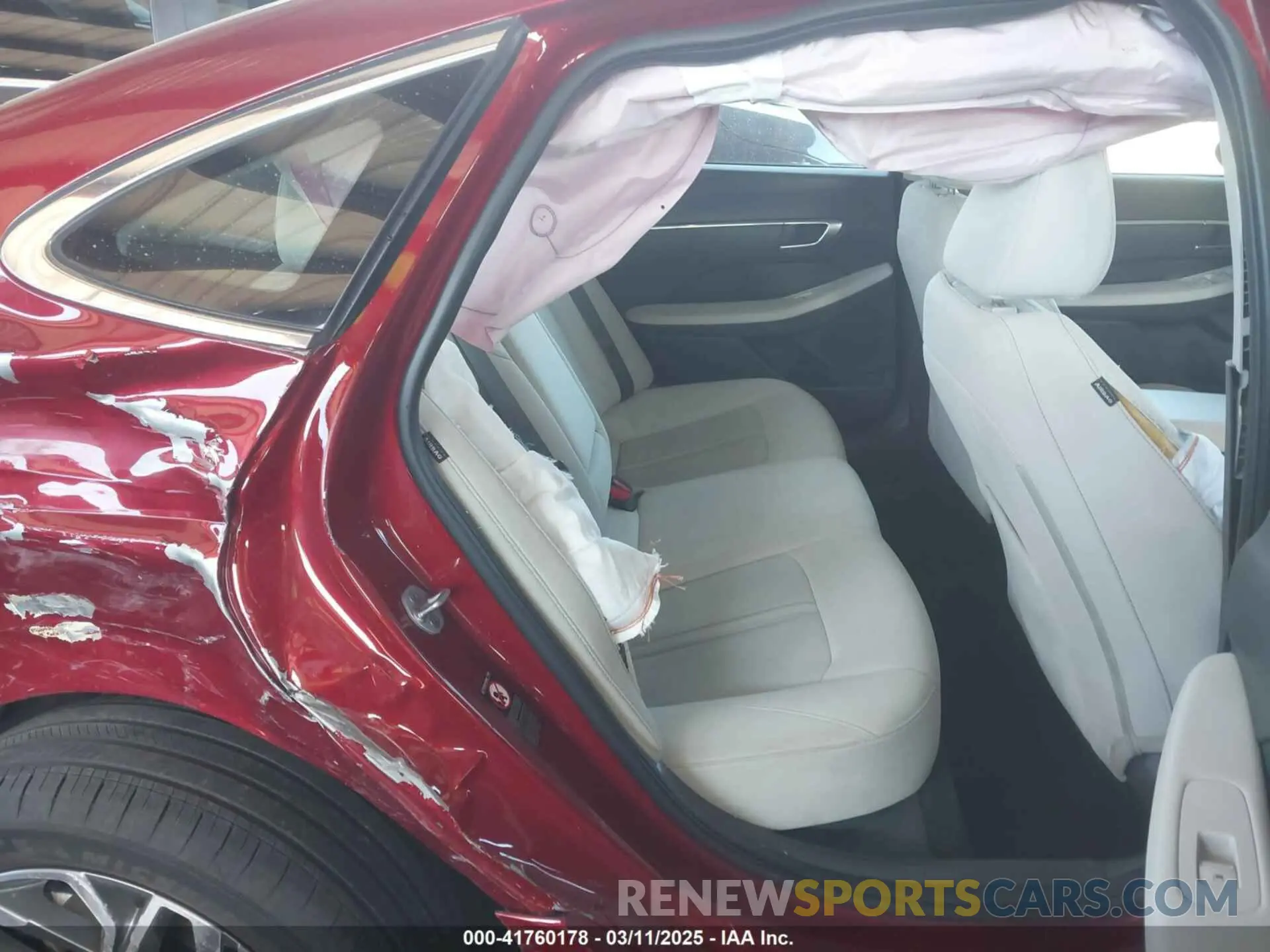 8 Photograph of a damaged car KMHL64JA8PA290529 HYUNDAI SONATA 2023