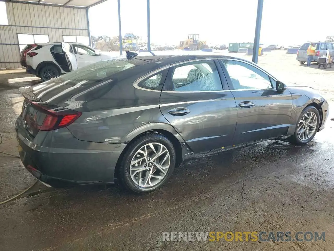 3 Фотография поврежденного автомобиля KMHL64JA8PA317969 HYUNDAI SONATA 2023