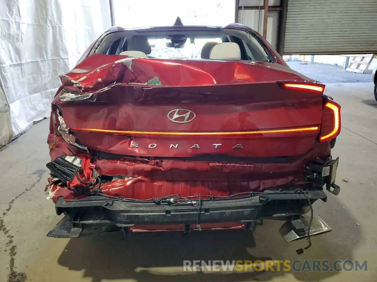 6 Photograph of a damaged car KMHL64JA9PA316426 HYUNDAI SONATA 2023