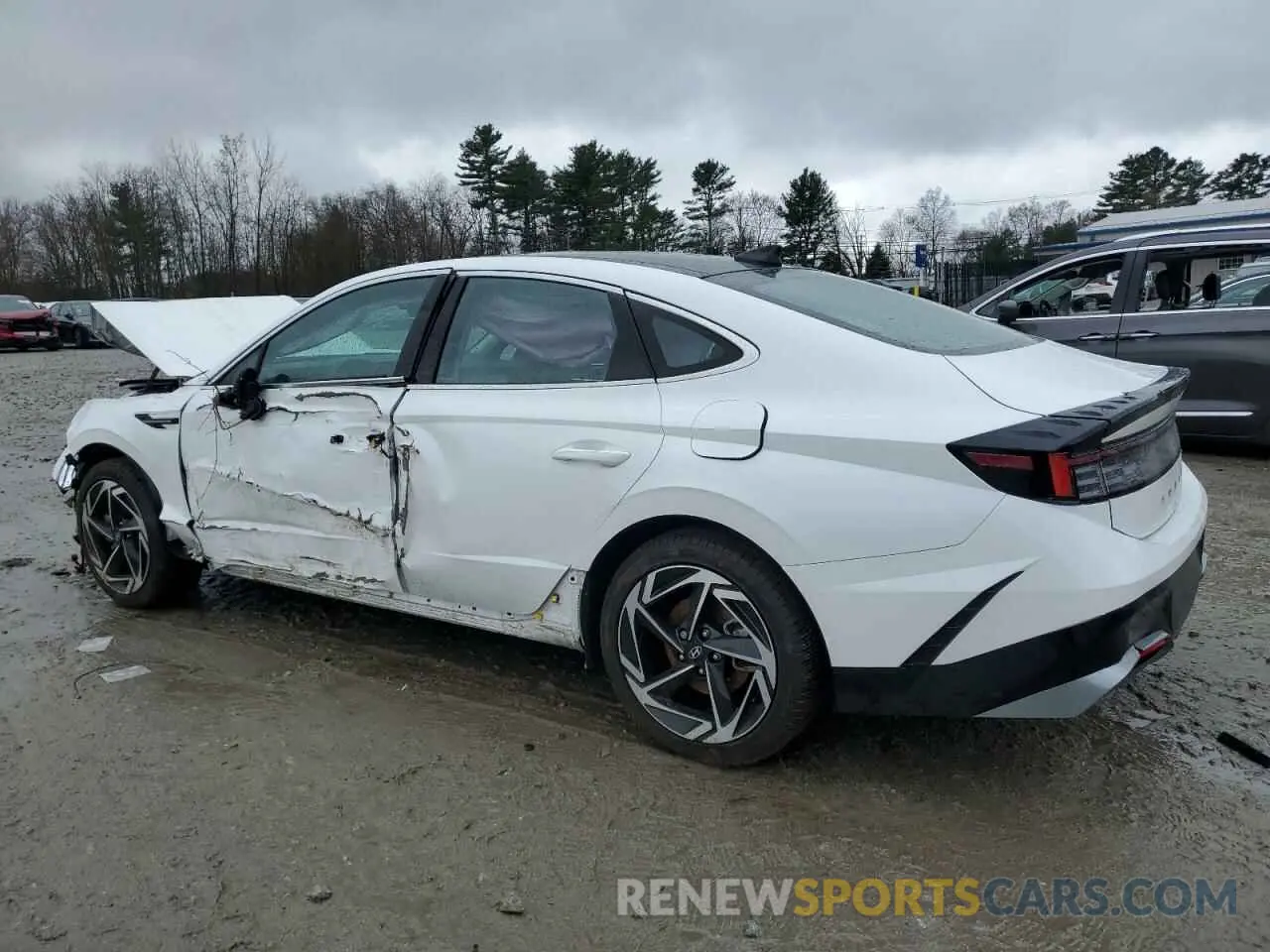 2 Photograph of a damaged car KMHL14JA0RA407134 HYUNDAI SONATA 2024