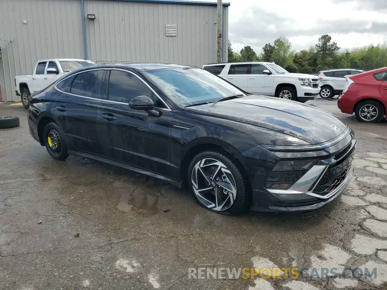 4 Photograph of a damaged car KMHL14JA1RA387668 HYUNDAI SONATA 2024