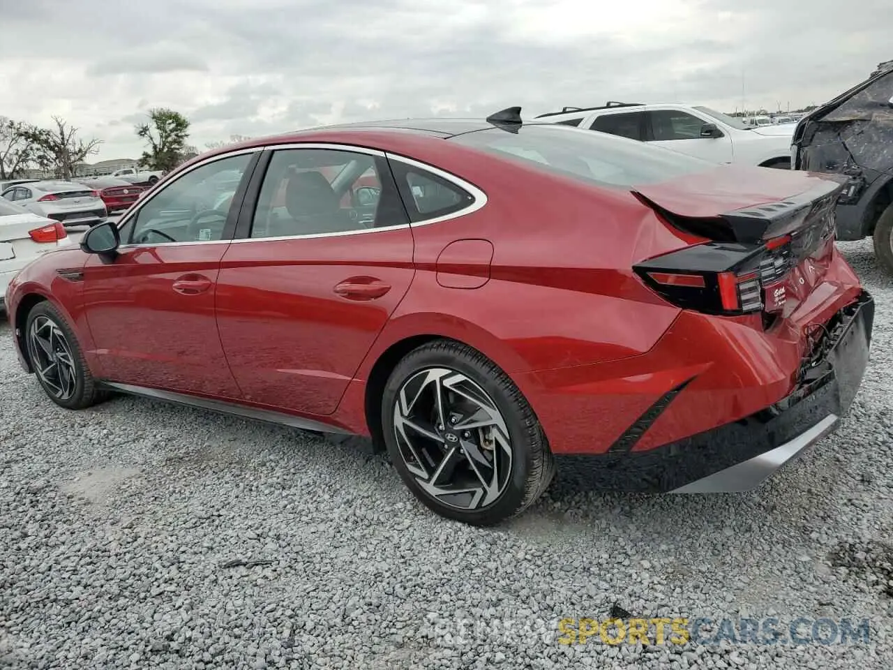 2 Photograph of a damaged car KMHL14JA1RA406185 HYUNDAI SONATA 2024