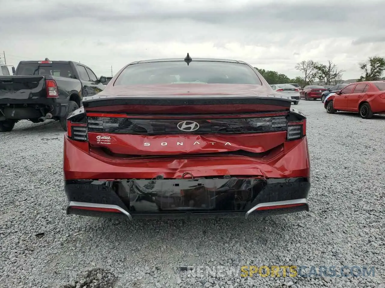 6 Photograph of a damaged car KMHL14JA1RA406185 HYUNDAI SONATA 2024