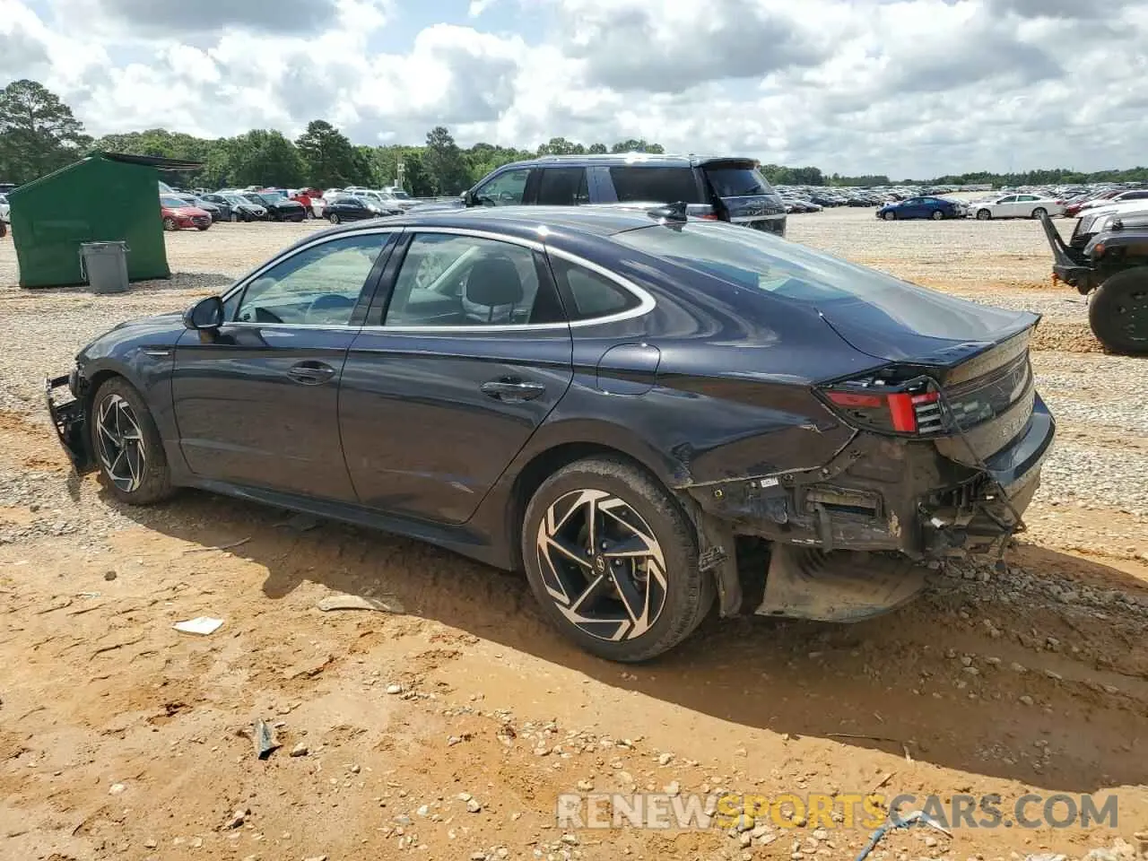 2 Photograph of a damaged car KMHL14JA5RA361493 HYUNDAI SONATA 2024