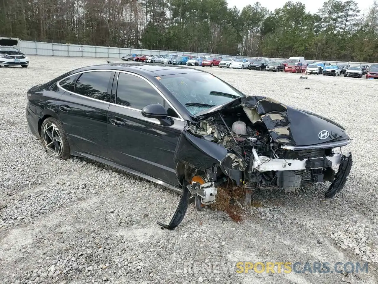 4 Photograph of a damaged car KMHL14JA5RA395160 HYUNDAI SONATA 2024