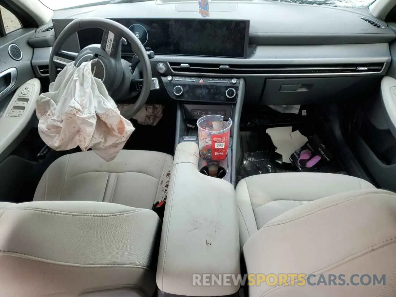 8 Photograph of a damaged car KMHL14JA5RA395160 HYUNDAI SONATA 2024