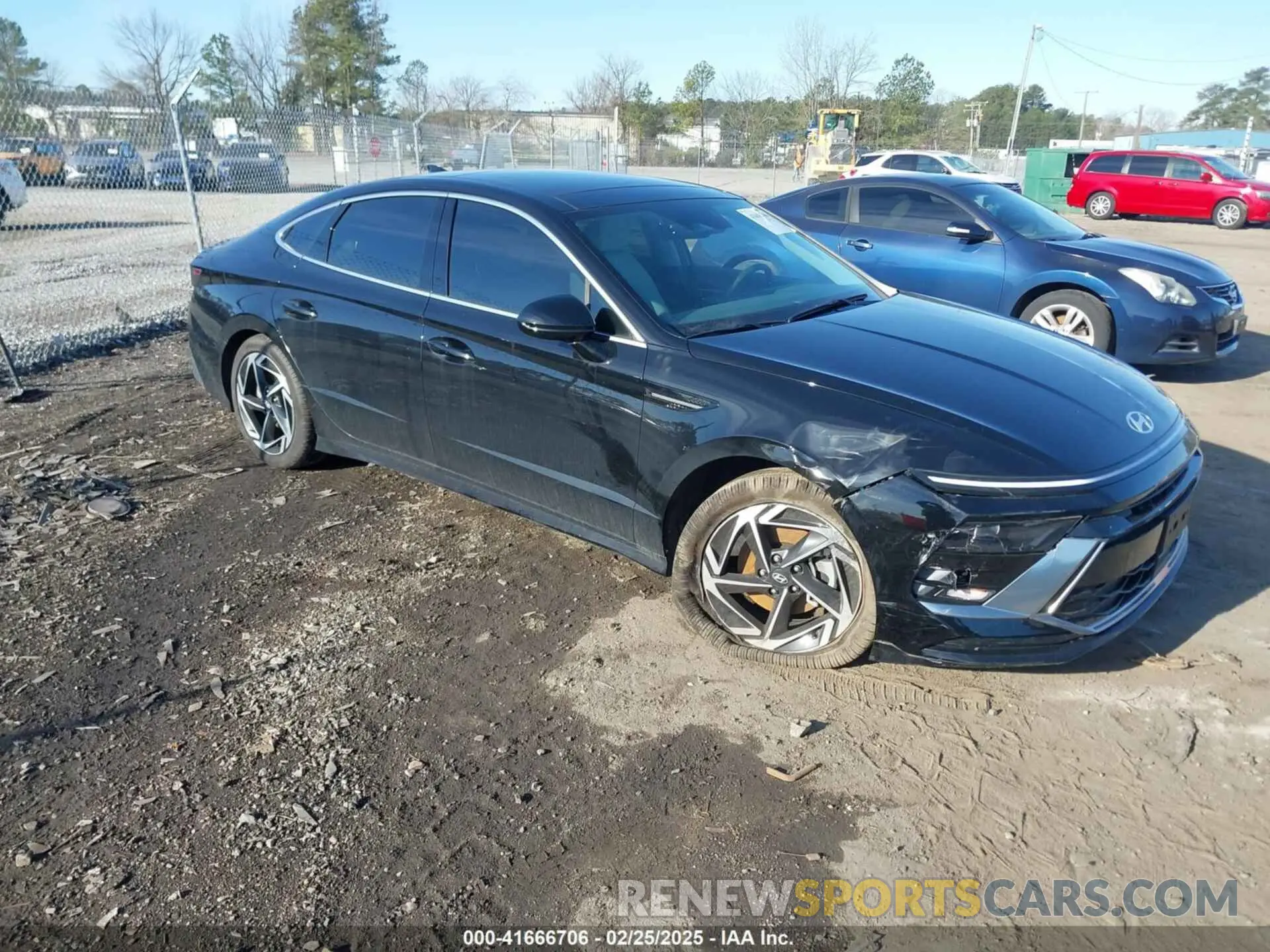 1 Photograph of a damaged car KMHL14JA6RA355640 HYUNDAI SONATA 2024