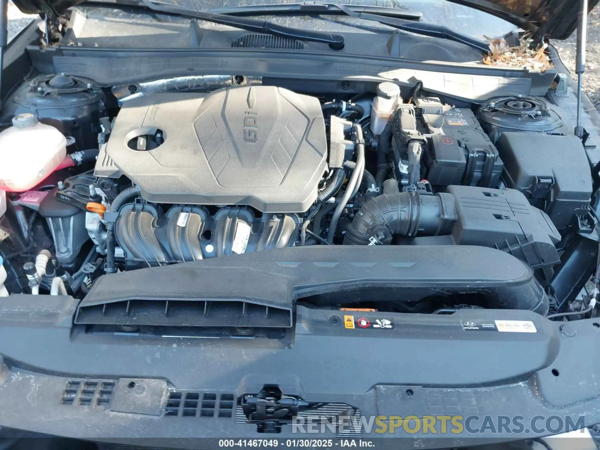 10 Photograph of a damaged car KMHL14JA8RA353596 HYUNDAI SONATA 2024