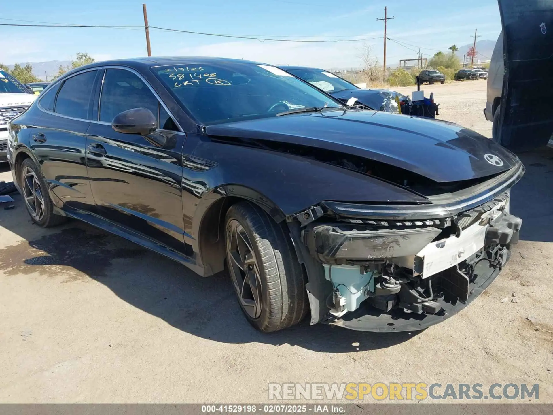 1 Photograph of a damaged car KMHL14JA8RA355719 HYUNDAI SONATA 2024