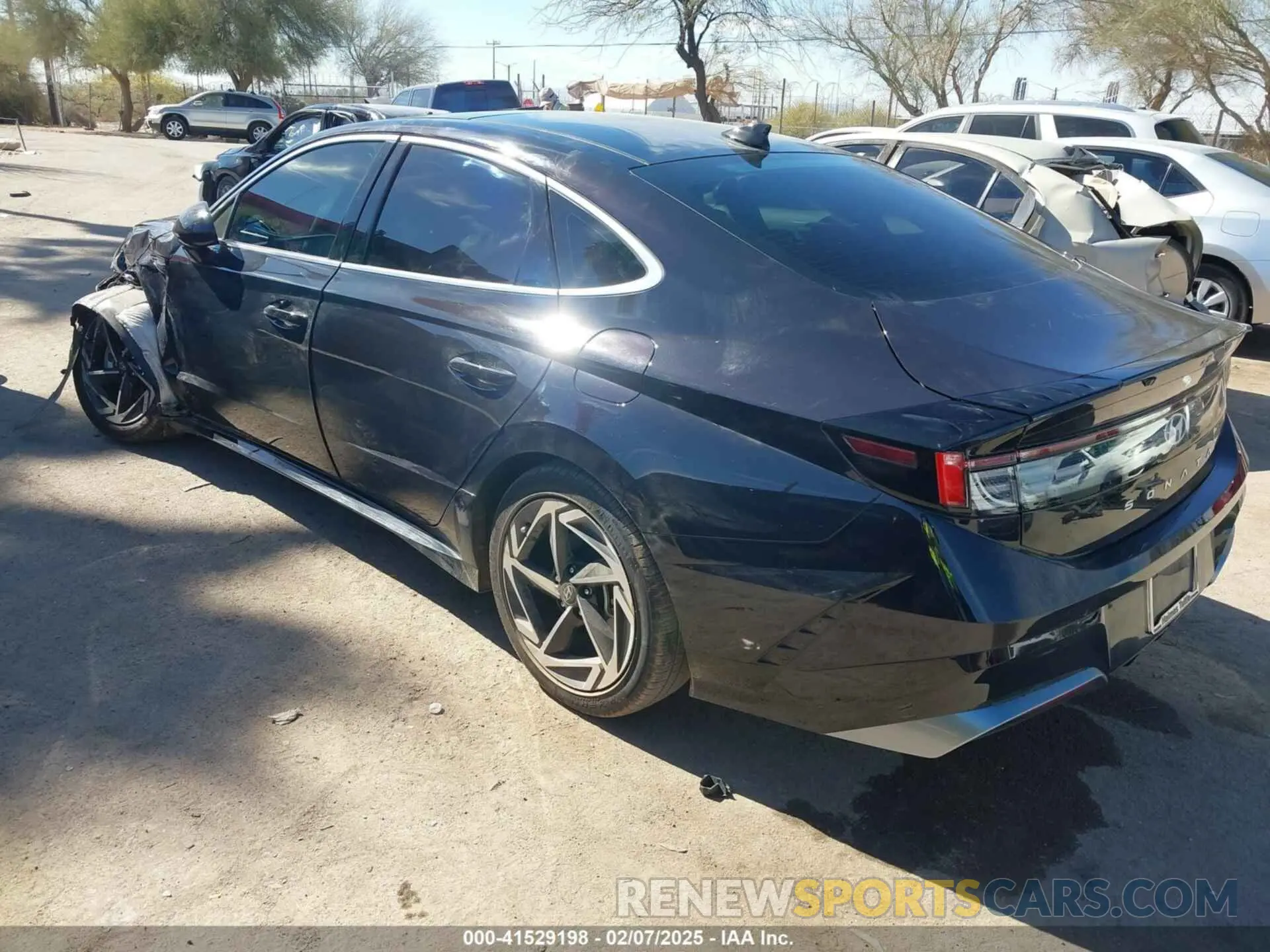 3 Photograph of a damaged car KMHL14JA8RA355719 HYUNDAI SONATA 2024