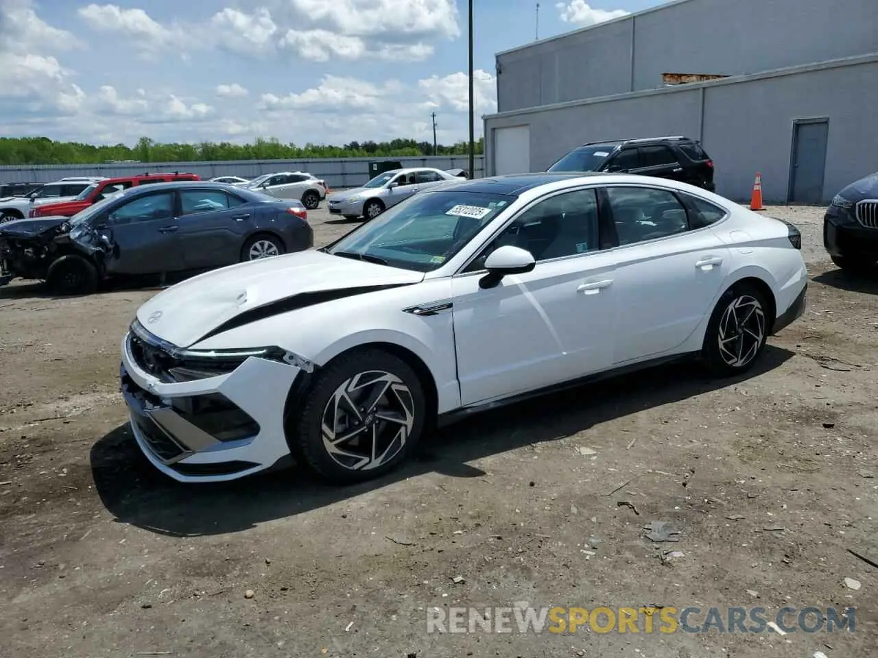 1 Photograph of a damaged car KMHL14JAXRA379729 HYUNDAI SONATA 2024