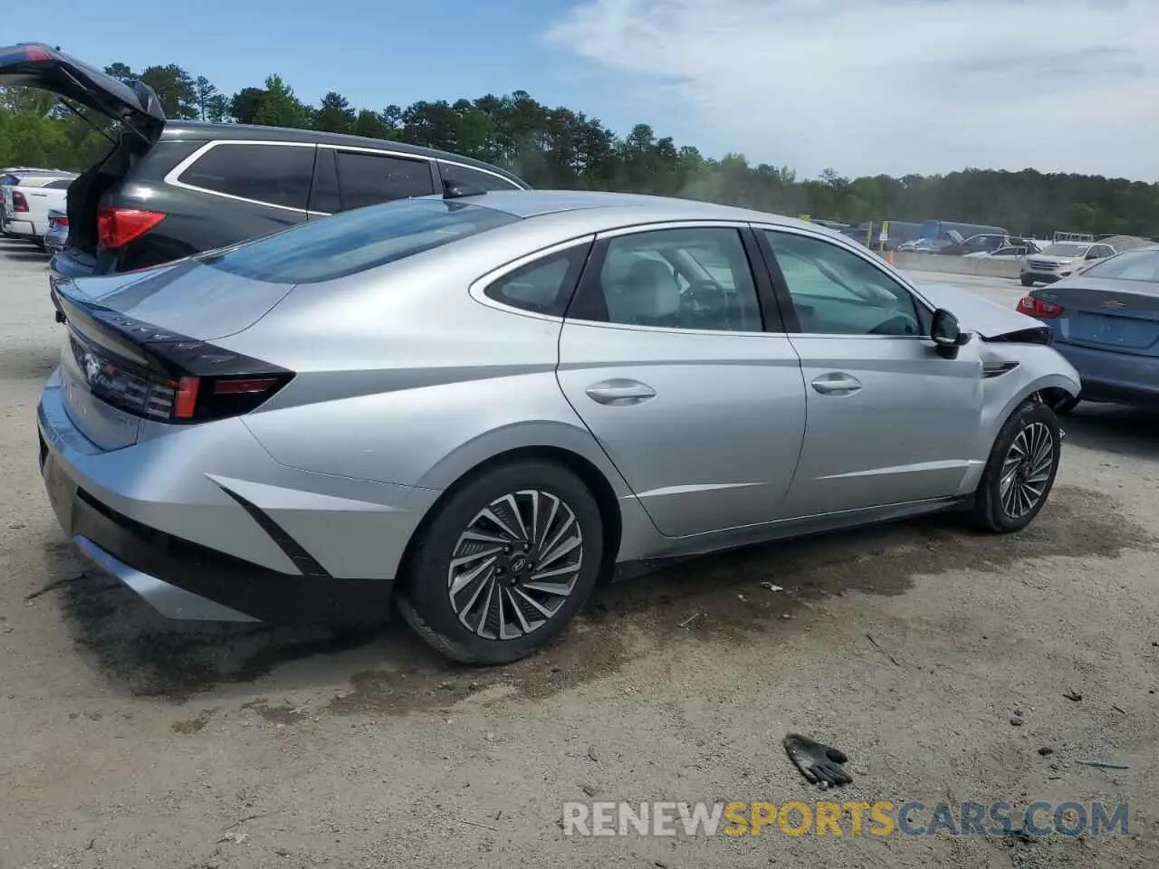 3 Photograph of a damaged car KMHL34JJ0RA096394 HYUNDAI SONATA 2024