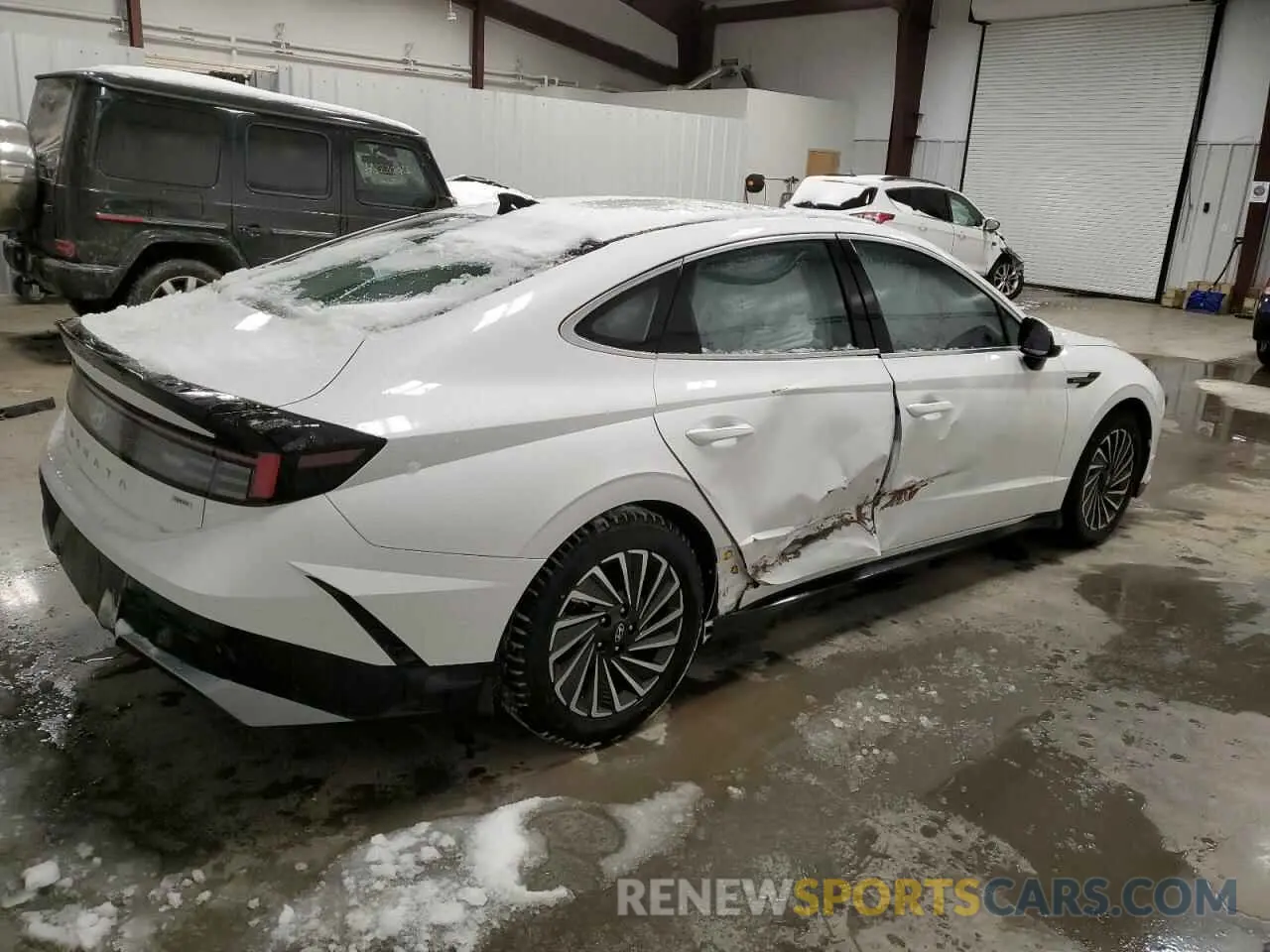 3 Photograph of a damaged car KMHL34JJ9RA101107 HYUNDAI SONATA 2024