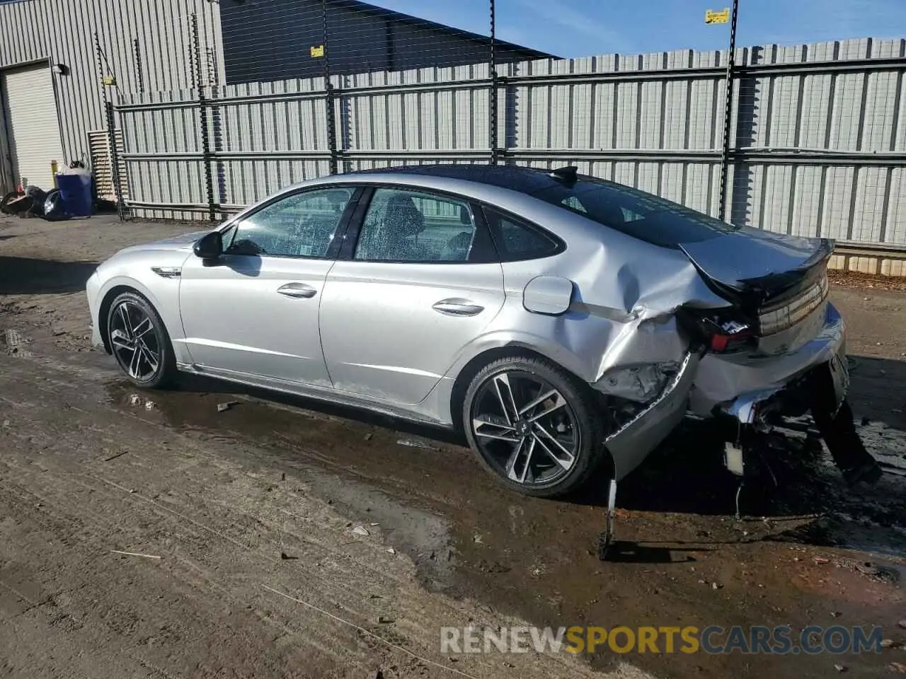 2 Photograph of a damaged car KMHL54JC3RA374491 HYUNDAI SONATA 2024