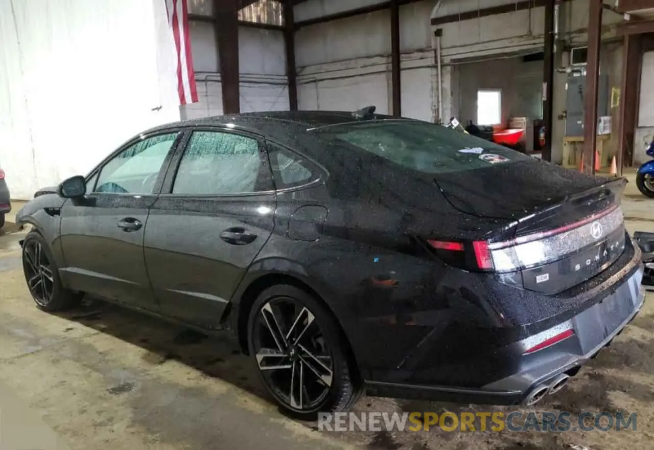2 Photograph of a damaged car KMHL54JC7RA410148 HYUNDAI SONATA 2024