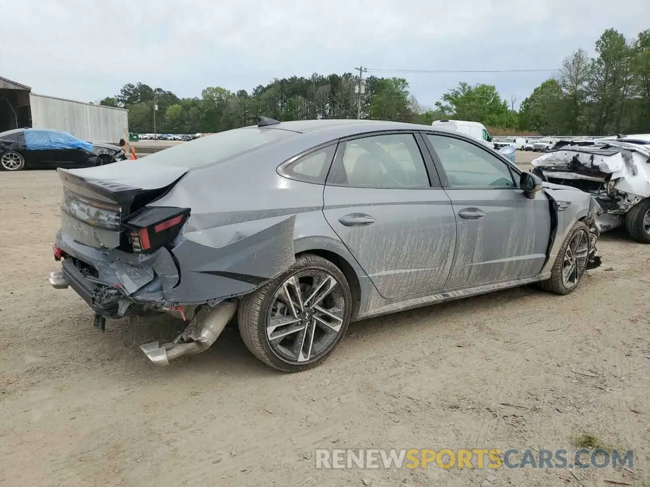 3 Photograph of a damaged car KMHL54JC8RA410871 HYUNDAI SONATA 2024