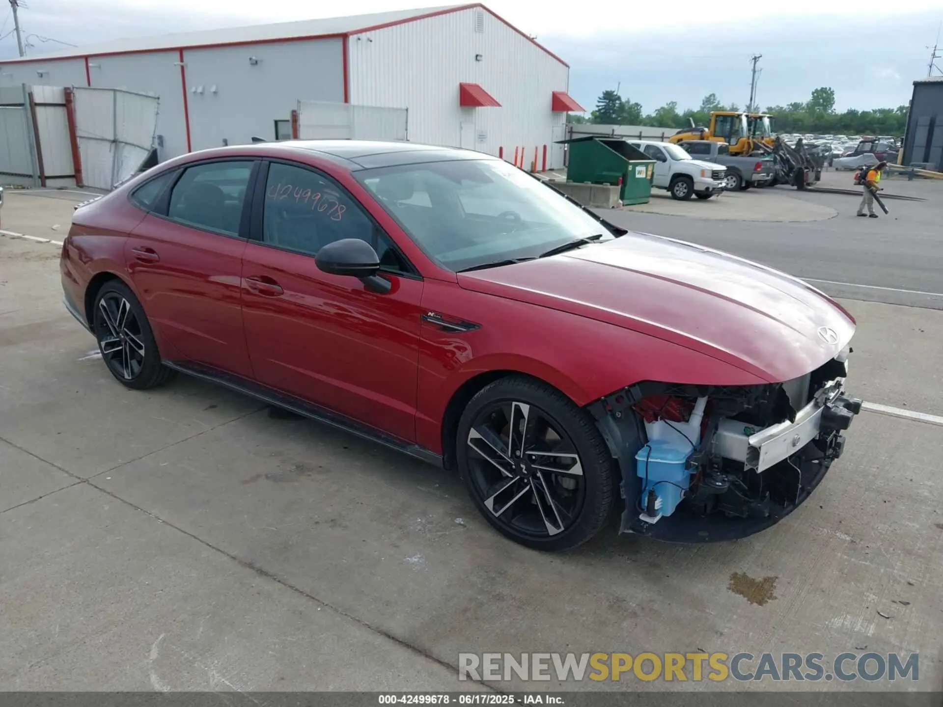 1 Photograph of a damaged car KMHL54JC9RA363916 HYUNDAI SONATA 2024