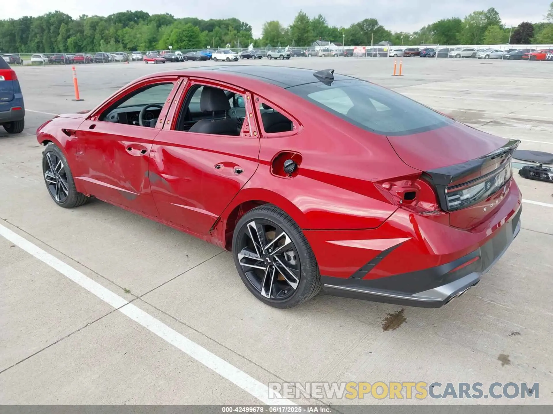3 Photograph of a damaged car KMHL54JC9RA363916 HYUNDAI SONATA 2024