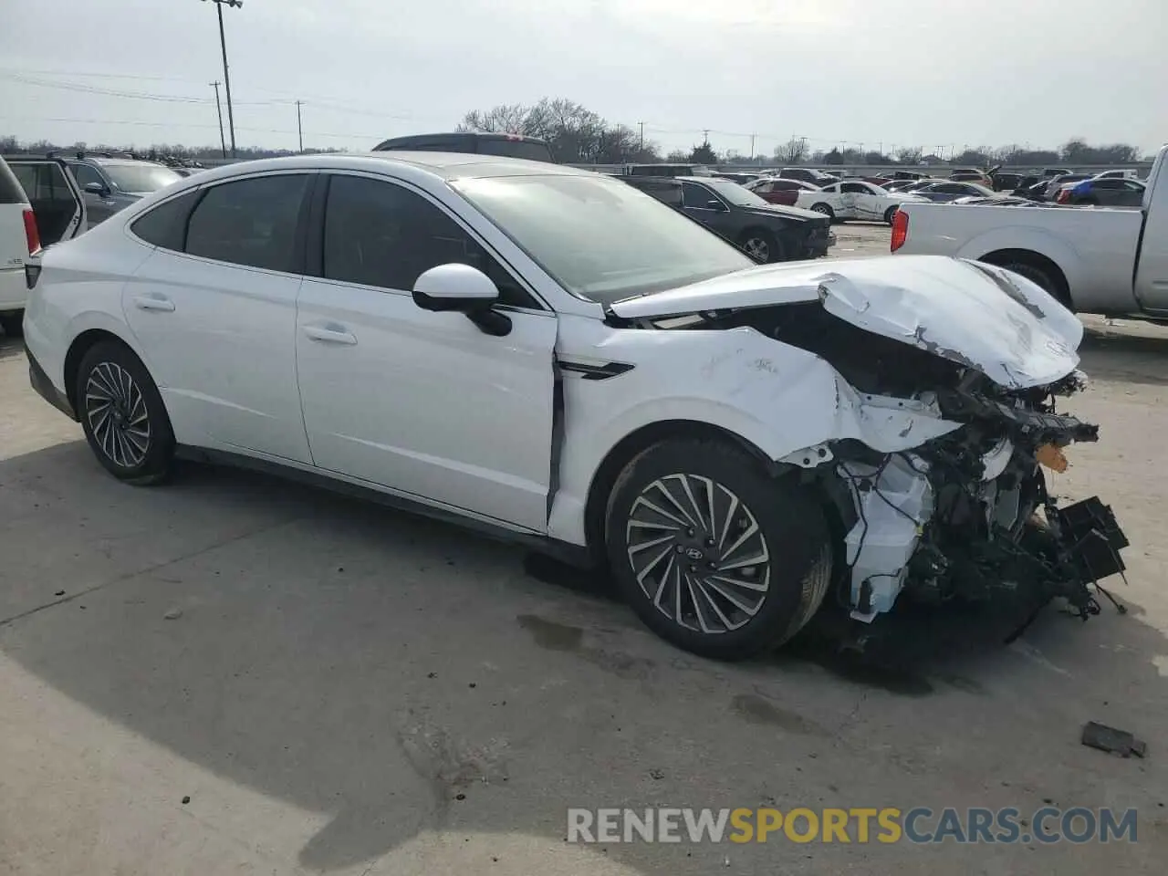 4 Photograph of a damaged car KMHL54JJ1RA101709 HYUNDAI SONATA 2024