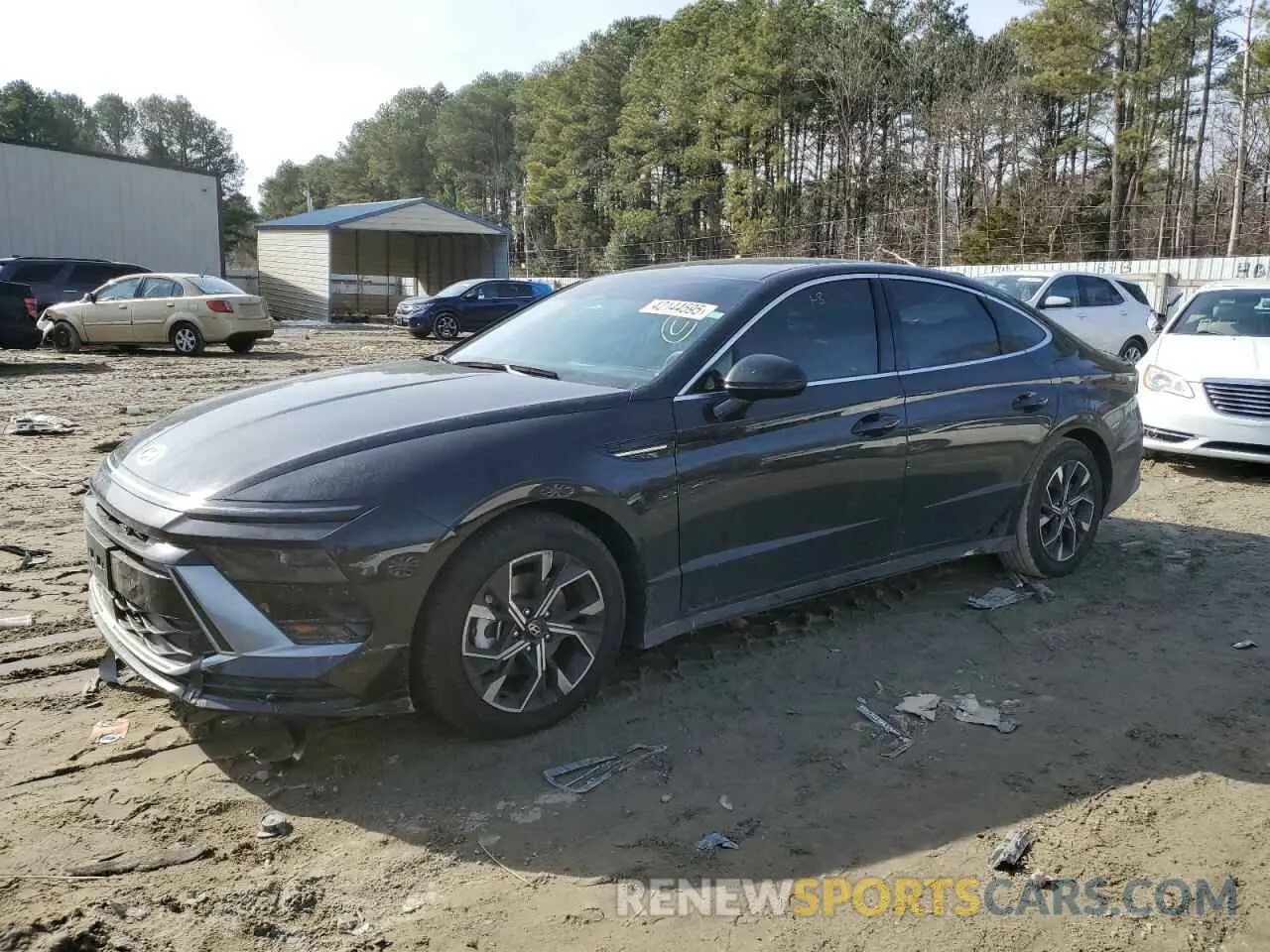 1 Photograph of a damaged car KMHL64JA0RA377215 HYUNDAI SONATA 2024