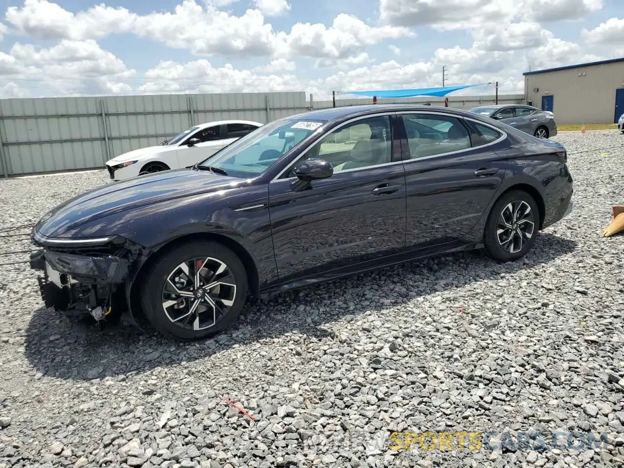 1 Photograph of a damaged car KMHL64JA0RA400105 HYUNDAI SONATA 2024