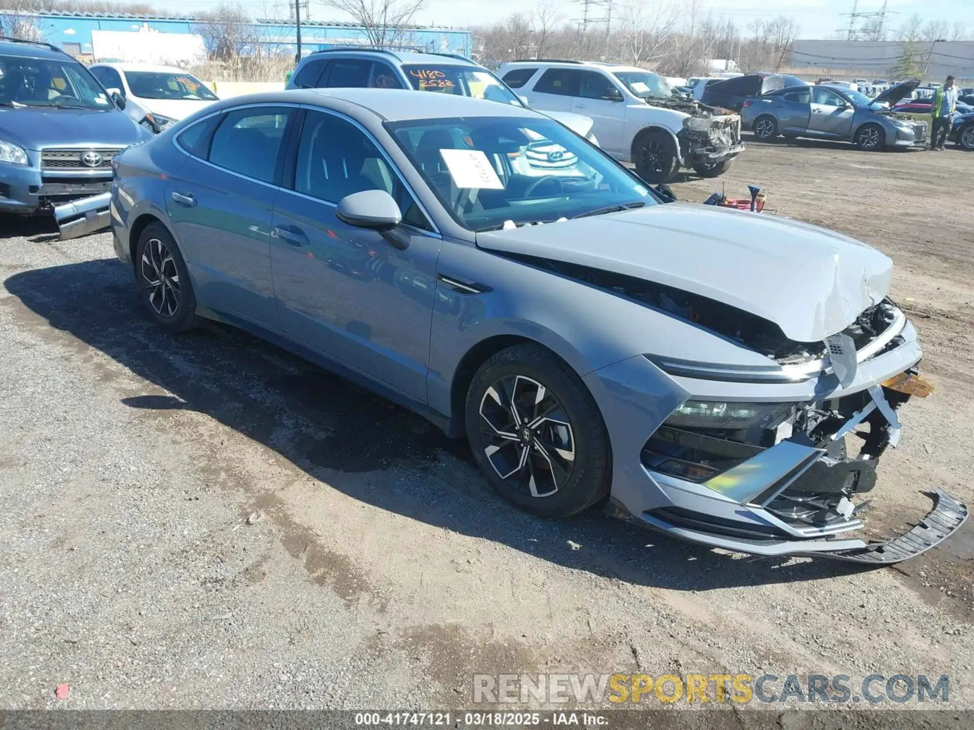 1 Photograph of a damaged car KMHL64JA0RA405238 HYUNDAI SONATA 2024