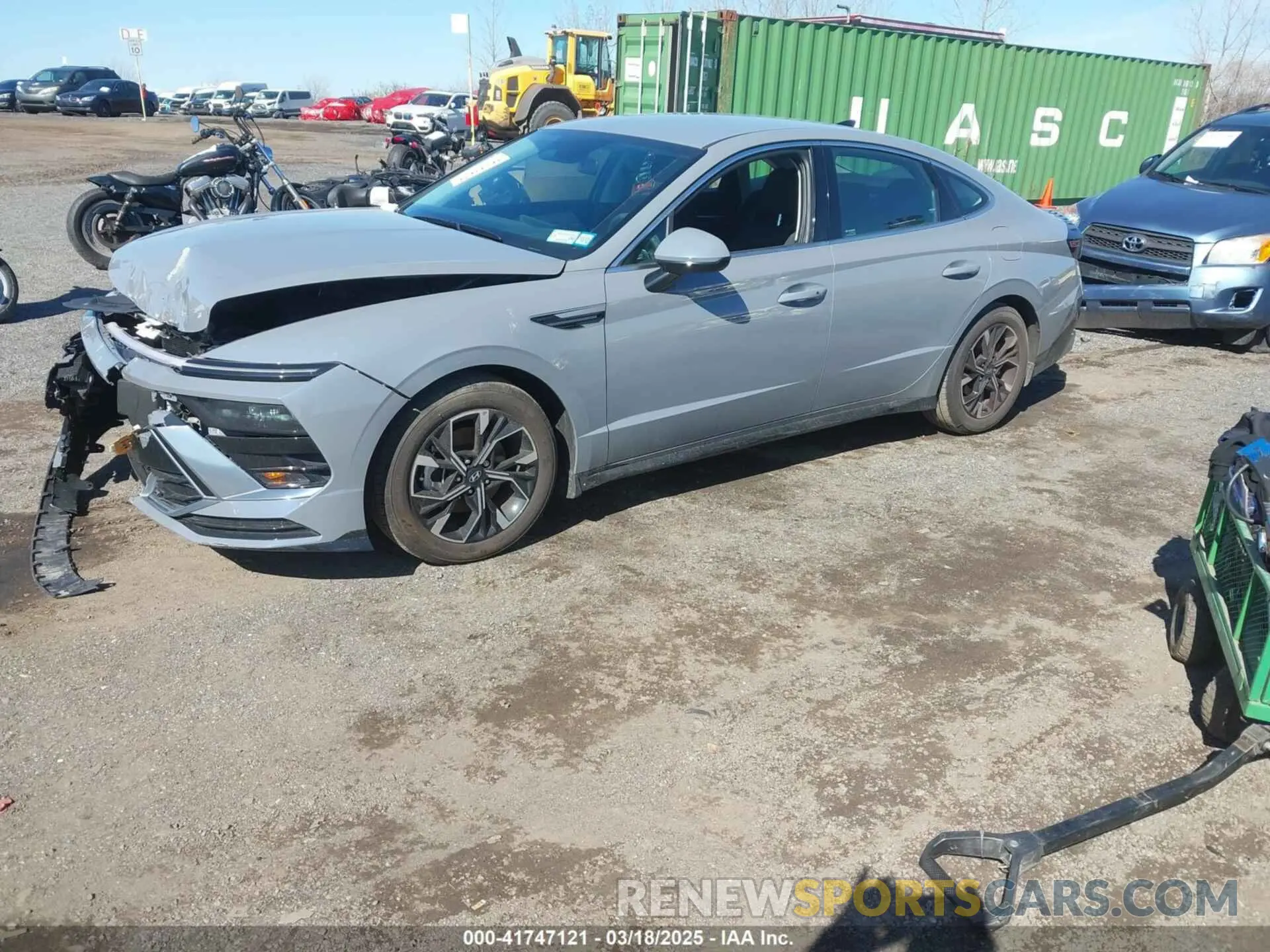 2 Photograph of a damaged car KMHL64JA0RA405238 HYUNDAI SONATA 2024
