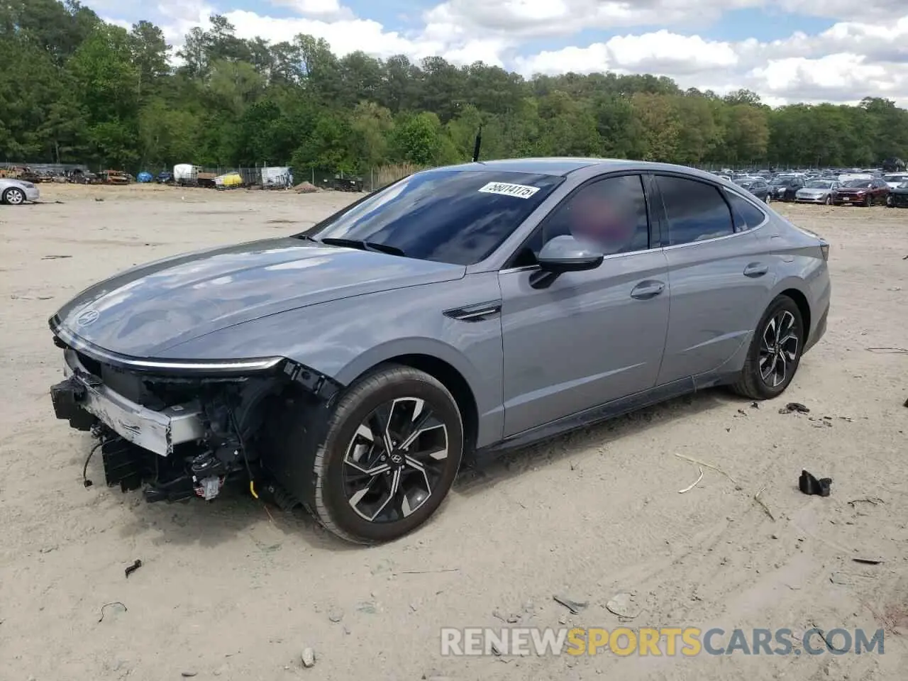 1 Photograph of a damaged car KMHL64JA1RA381998 HYUNDAI SONATA 2024
