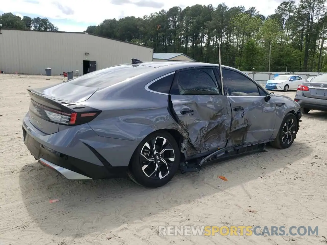 3 Photograph of a damaged car KMHL64JA1RA381998 HYUNDAI SONATA 2024