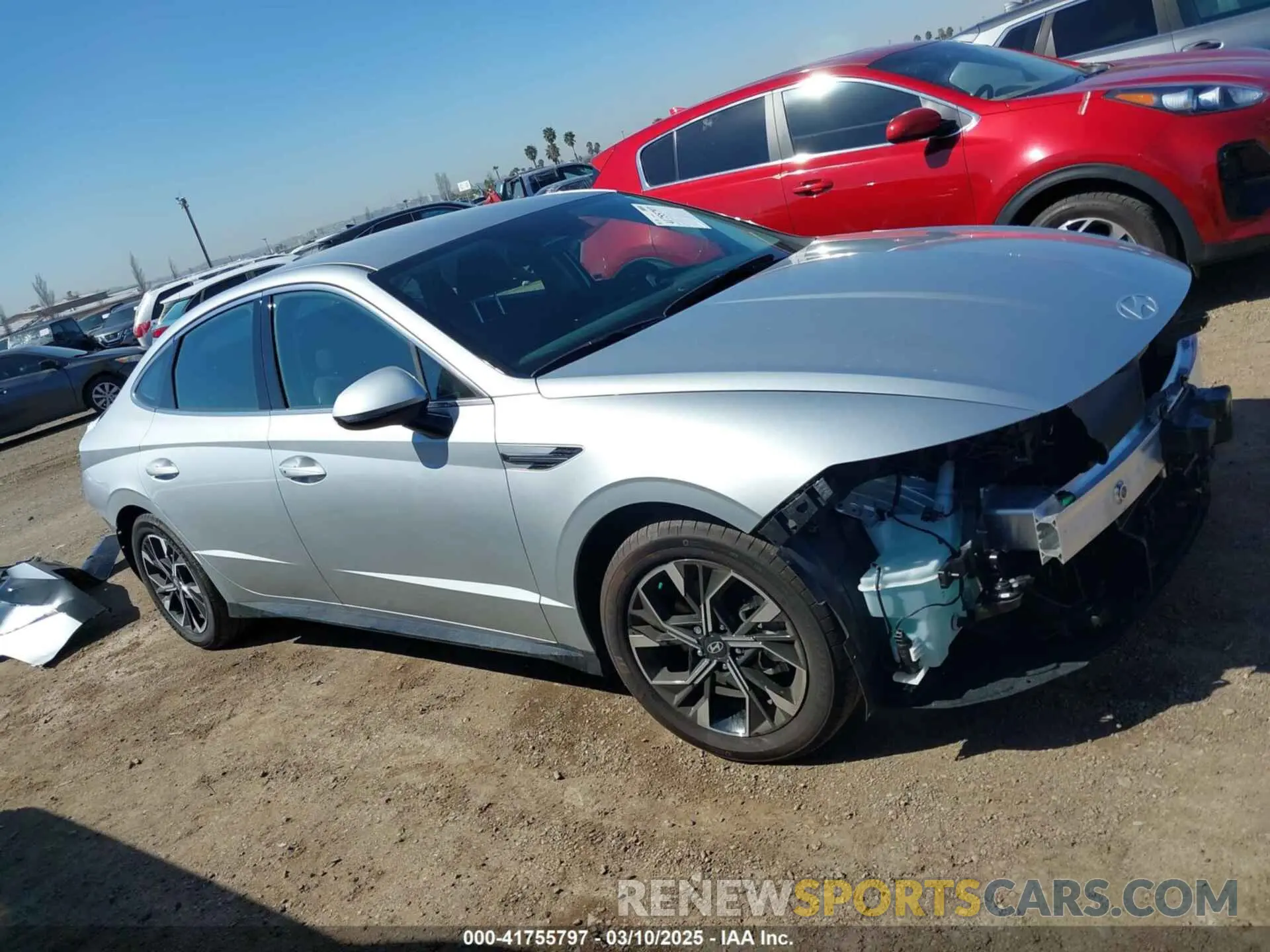 14 Photograph of a damaged car KMHL64JA5RA395421 HYUNDAI SONATA 2024