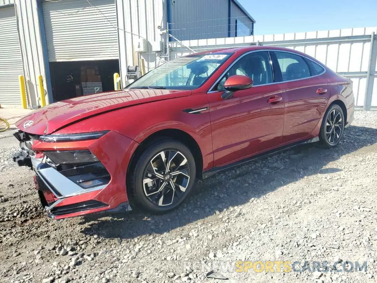 1 Photograph of a damaged car KMHL64JA5RA406580 HYUNDAI SONATA 2024