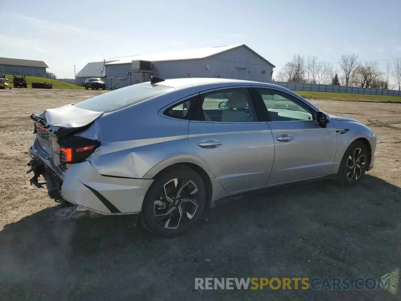 3 Photograph of a damaged car KMHL64JA7RA378538 HYUNDAI SONATA 2024