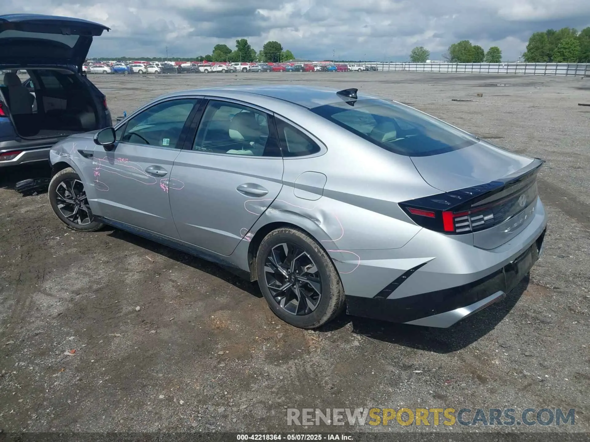 3 Photograph of a damaged car KMHL64JA7RA385845 HYUNDAI SONATA 2024