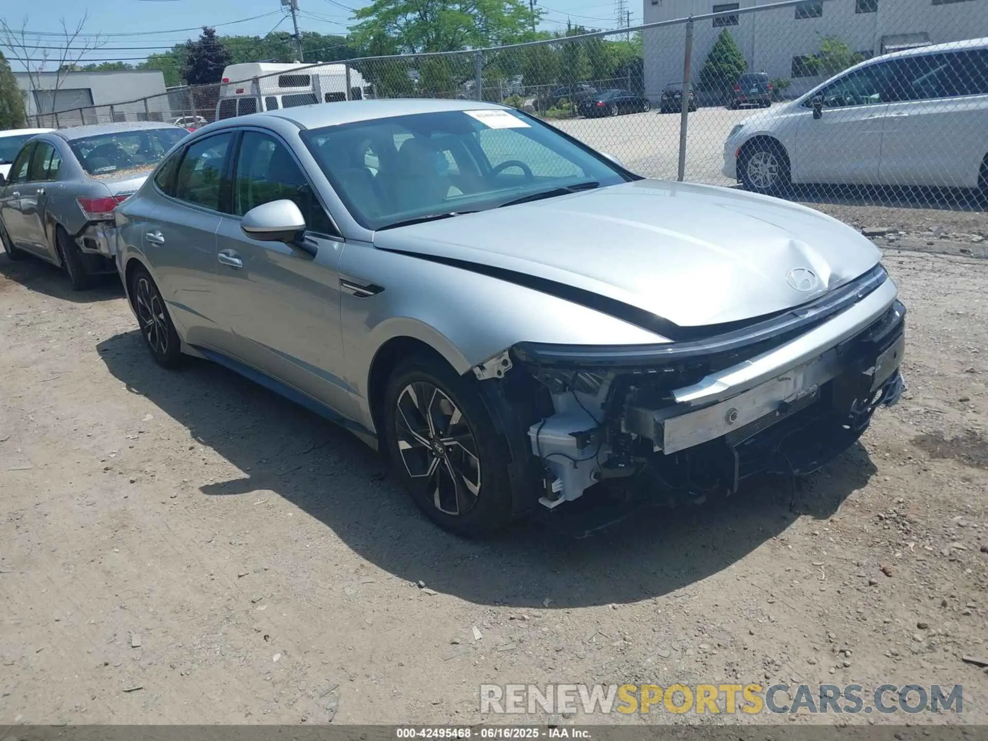 1 Photograph of a damaged car KMHL64JA9RA409255 HYUNDAI SONATA 2024