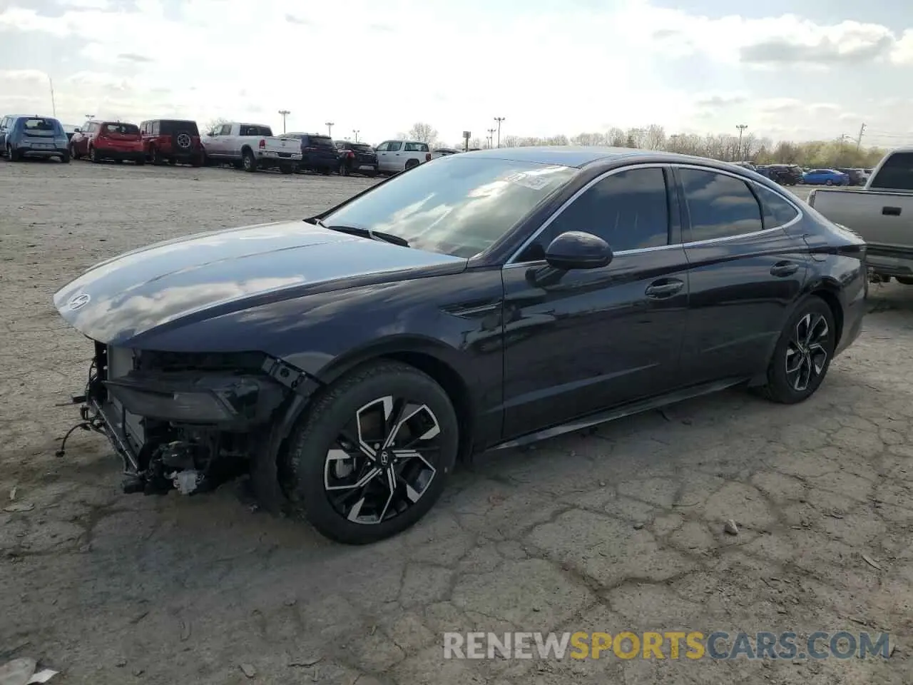 1 Фотография поврежденного автомобиля KMHL64JA9RA412592 HYUNDAI SONATA 2024