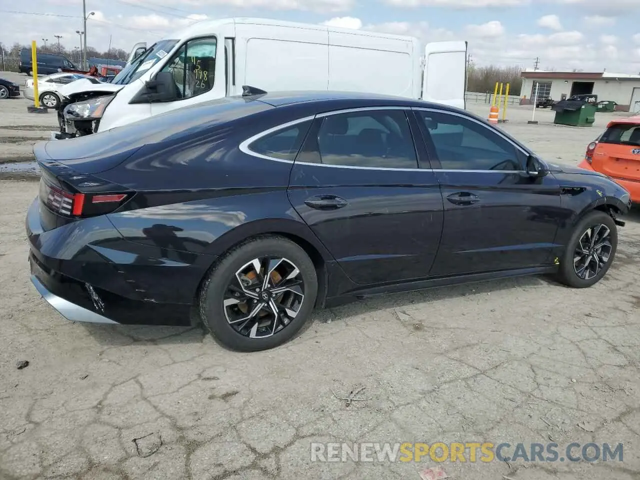 3 Фотография поврежденного автомобиля KMHL64JA9RA412592 HYUNDAI SONATA 2024