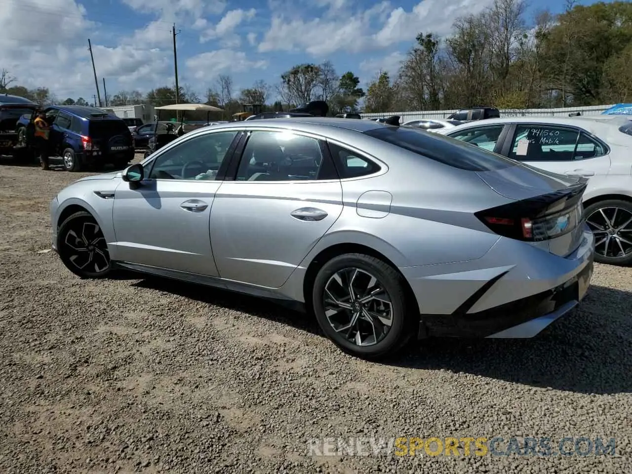 2 Photograph of a damaged car KMHL64JA9RA416495 HYUNDAI SONATA 2024