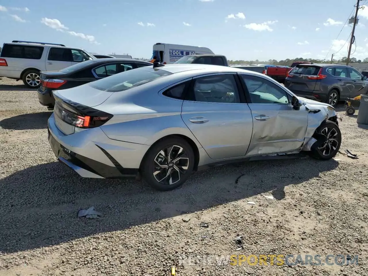3 Photograph of a damaged car KMHL64JA9RA416495 HYUNDAI SONATA 2024