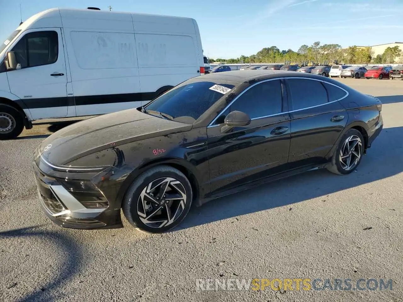 1 Photograph of a damaged car KMHL14JA3SA428727 HYUNDAI SONATA 2025