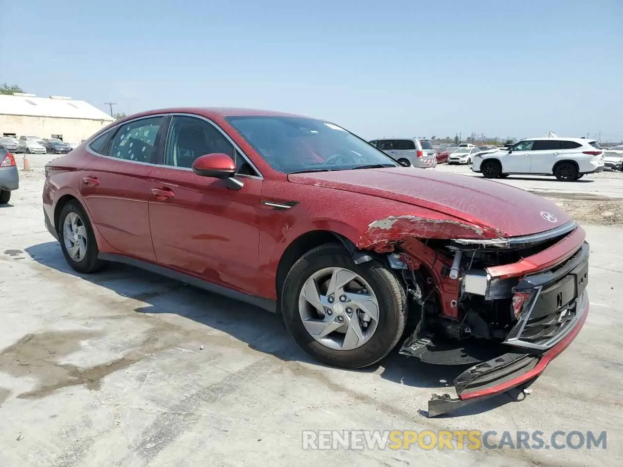 4 Photograph of a damaged car KMHL24JA0SA434613 HYUNDAI SONATA 2025