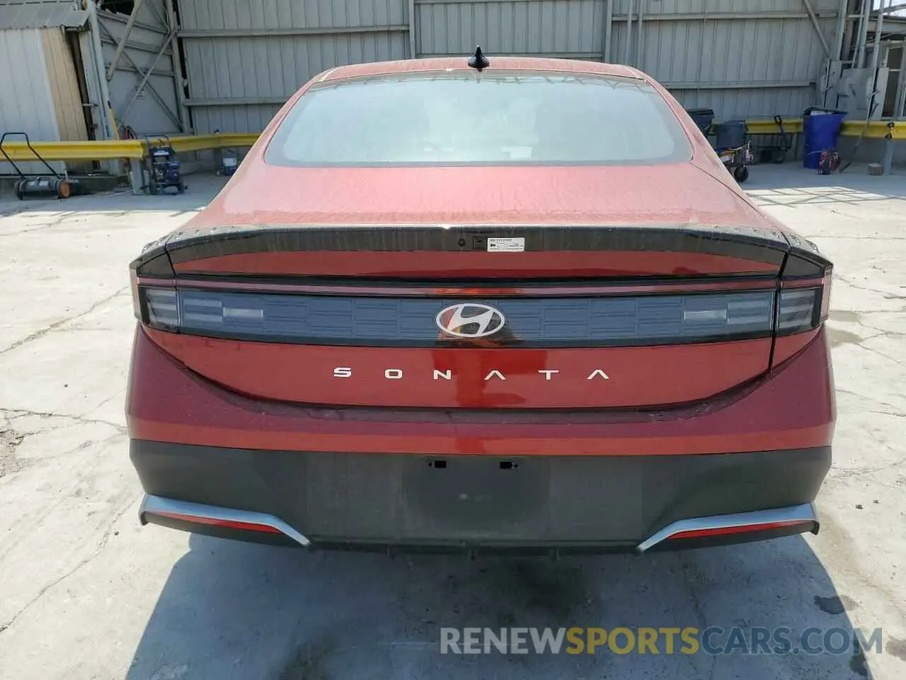 6 Photograph of a damaged car KMHL24JA0SA434613 HYUNDAI SONATA 2025