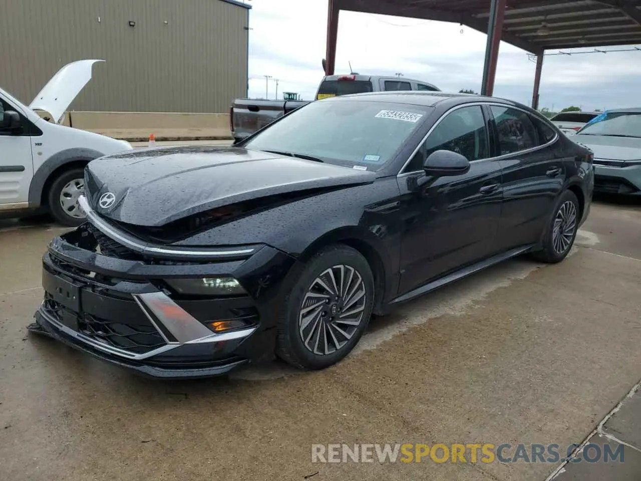1 Photograph of a damaged car KMHL34JJ5SA108738 HYUNDAI SONATA 2025