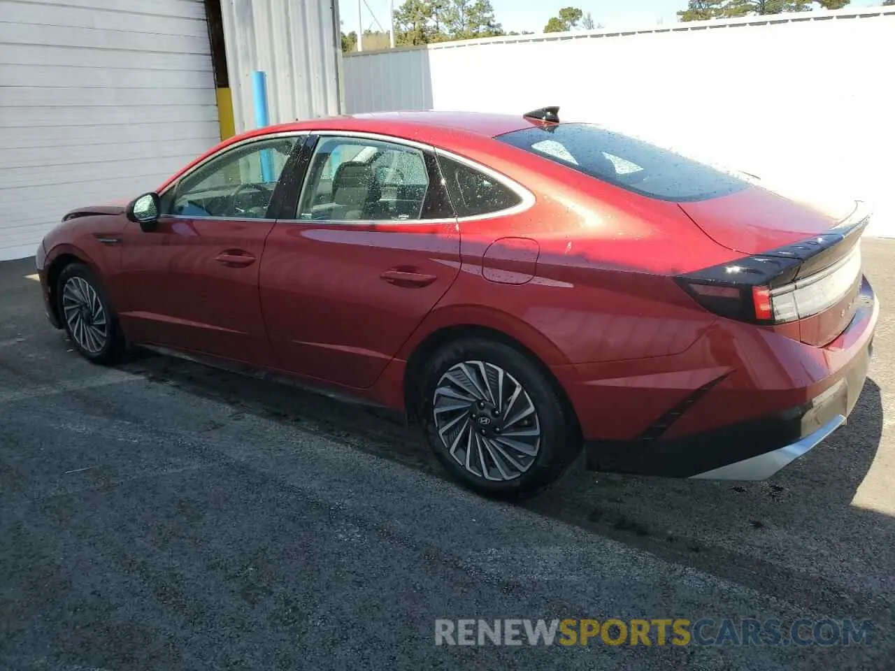 2 Photograph of a damaged car KMHL34JJ6SA106836 HYUNDAI SONATA 2025