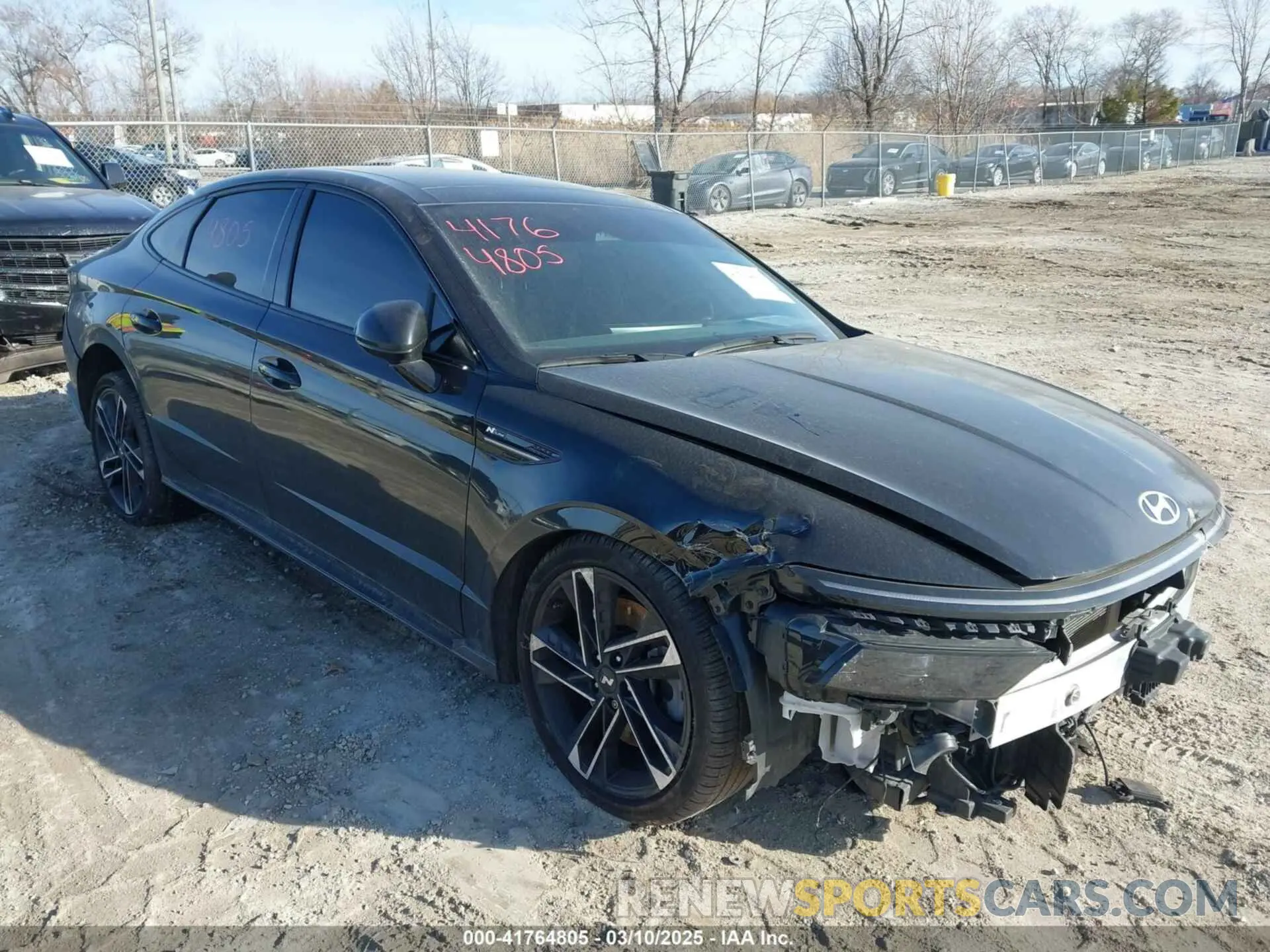 1 Photograph of a damaged car KMHL54JC0SA432045 HYUNDAI SONATA 2025
