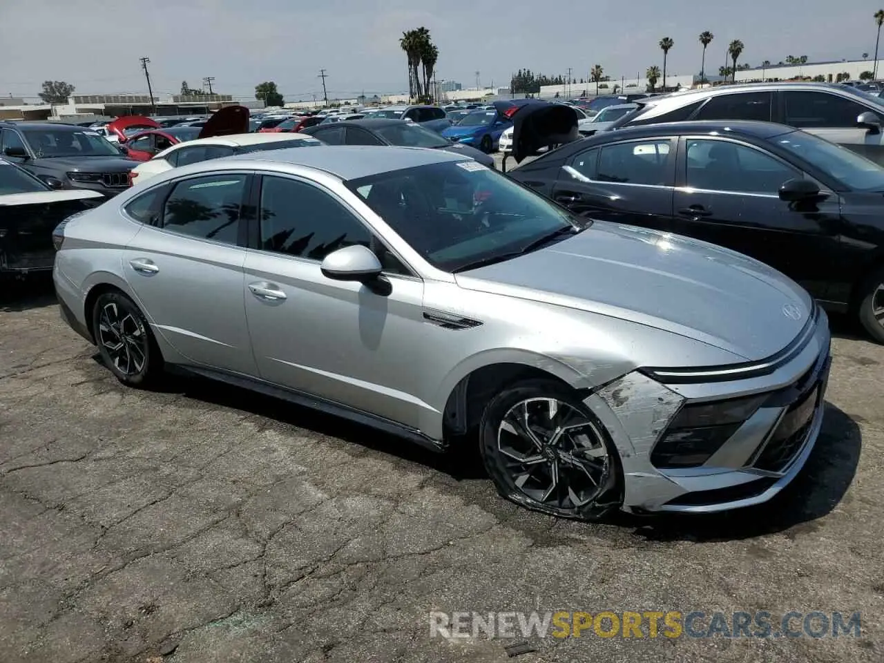 4 Photograph of a damaged car KMHL64JA0SA449455 HYUNDAI SONATA 2025